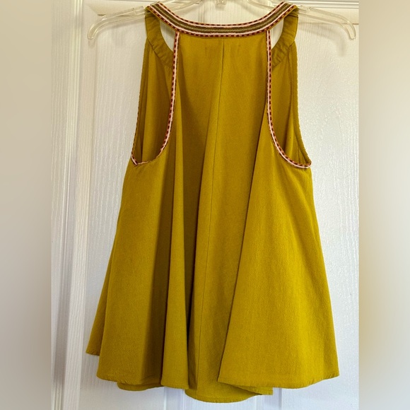 Lucky Brand ☘️ Embroidered Peasant Swing Tank - Picture 4 of 9